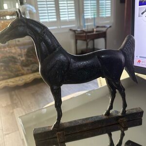 King’s Genius Saddlebred Cast Iron Door Stop Circa 1938